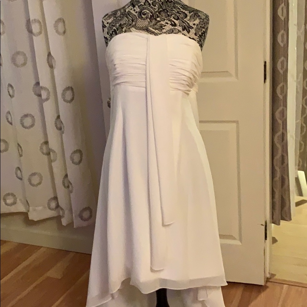 Custom made strapless dress